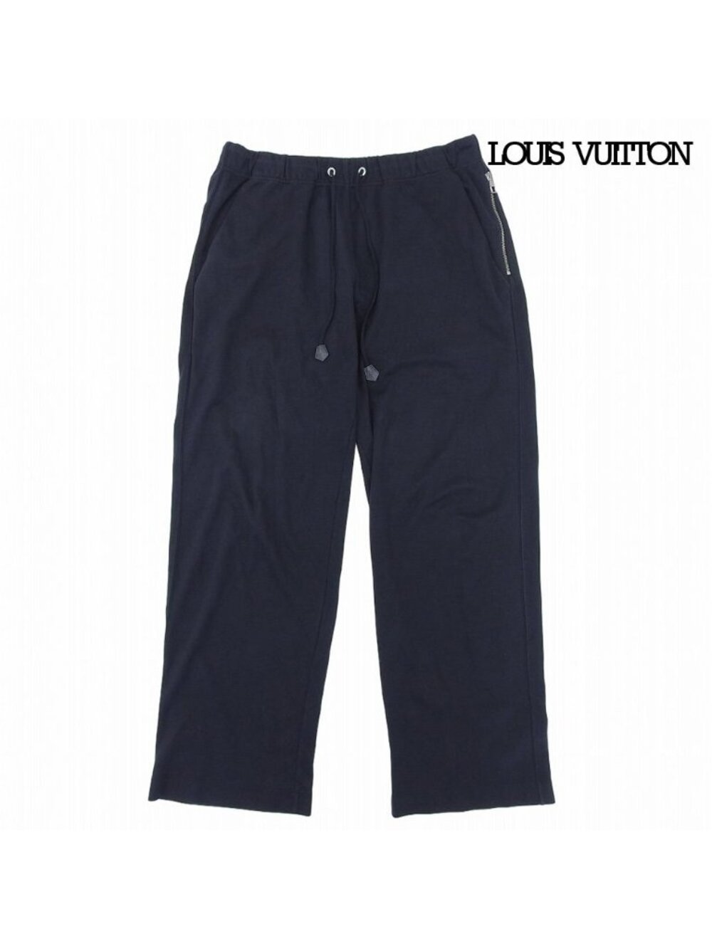 Louis Vuitton Damier Graphite Sweatshirt Pants Cotton L Navy